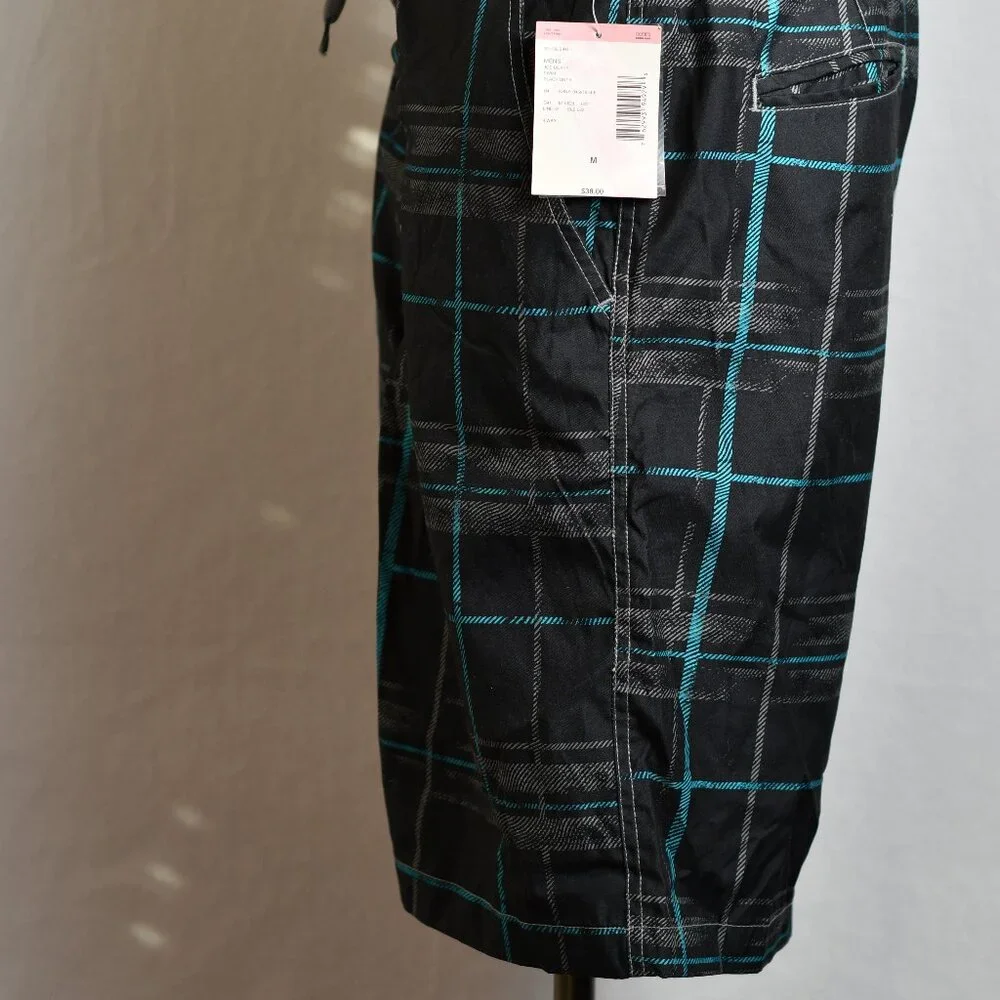 NWT - Joe Boxer Black/Gray Board Shorts - Size M
